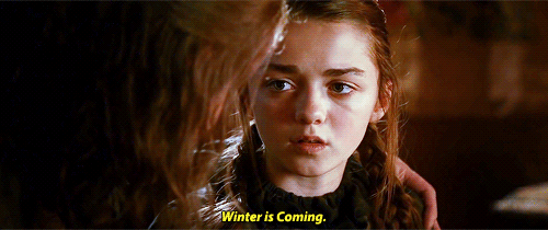 Image result for game of thrones winter is coming gif