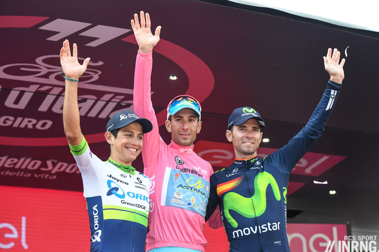 Giro d'Italia podium 2016 Torino