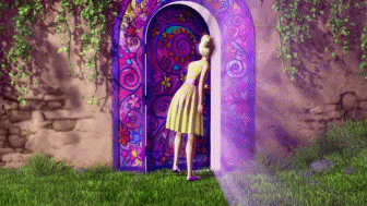 Hasil gambar untuk barbie and the secret door gif