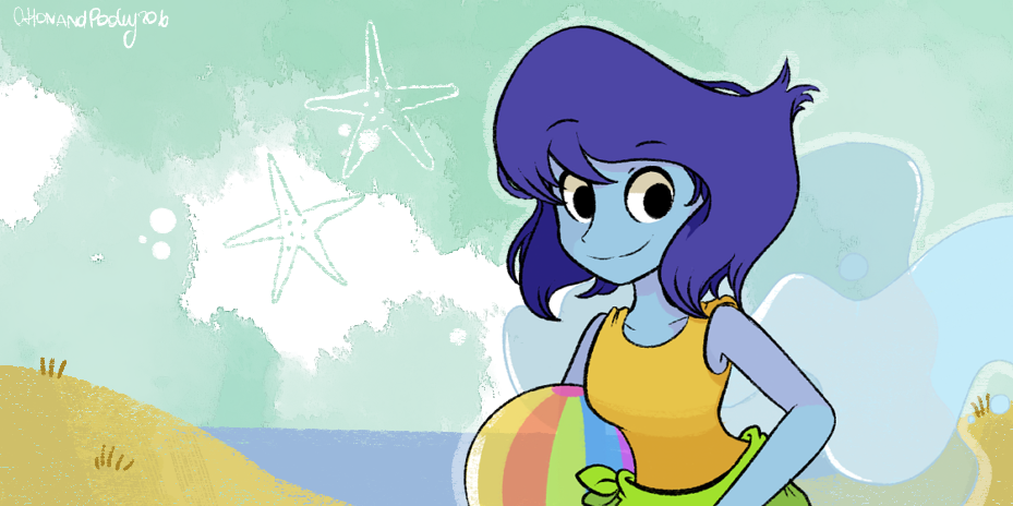 Graphics made specially for the banners for my Polish group on Facebook.  Lapis was on summer, and Connie is mascot for autumn.