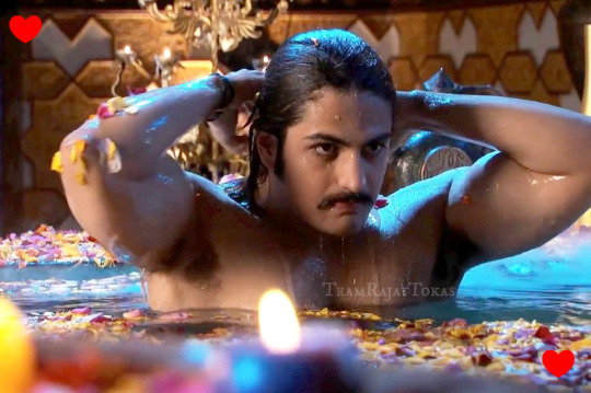 Image result for image of Jalal in Hamam in early episodes of Jodha akbar