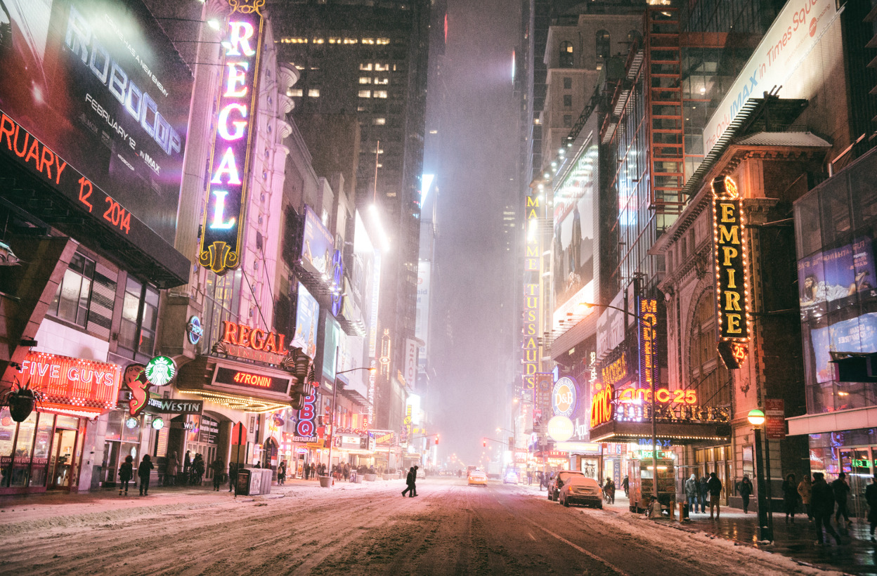Times Square in the Snow - New York City (some updates about my book too!) nythroughthelens: “ I wanted to sincerely thank everyone for such an incredible outpouring of love regarding my New York City coffee table book: NY Through The Lens. I,...