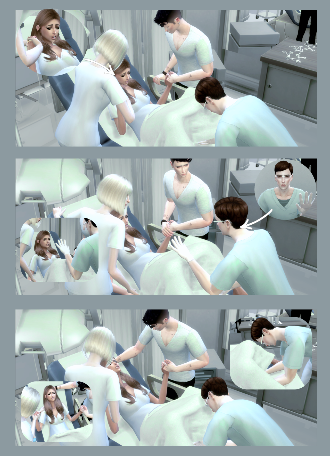 (TS4)Delivery Pose Set 1 & 2 | Trio Pose 1 - Pose Pack version + BlanketDownload : Mediafire | SimFileShare
About :
• Incuding 3 packages :
• Delivery Trio Pose 1 - “Consultation” : 3 Poses
• Delivery Pose Set 1 - “Labor” (in 3 steps ) : 12 poses in...