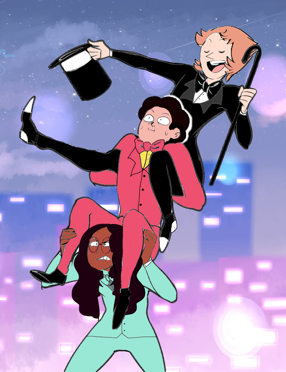 Connie must balance between the boy who likes her, and the girl she likes at THE BIG DONCE