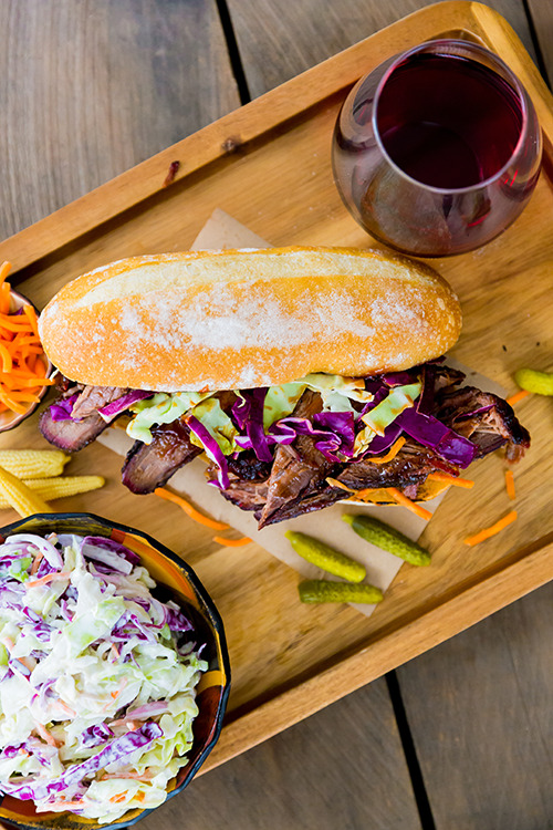 Delicous Smoked Brisket Sandwiches, Perfect for Your Next Outdoor Barbecue | Cambria Wines