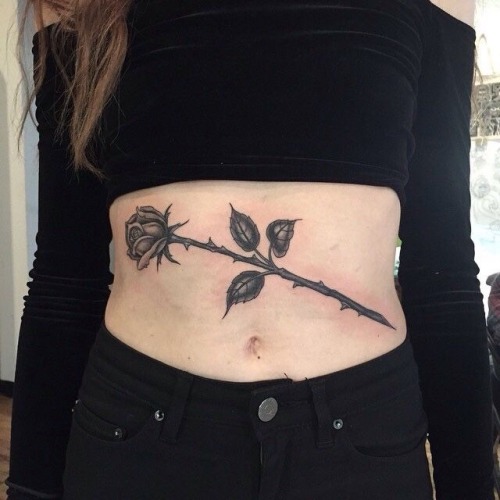 belly tattoo on Tumblr