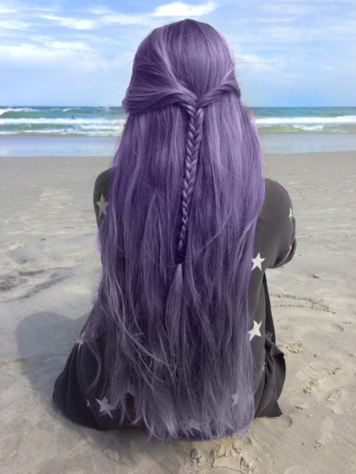 Résultats de recherche d'images pour « purple hair tumblr »