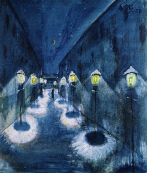 Street by Night - Walter Gramatte