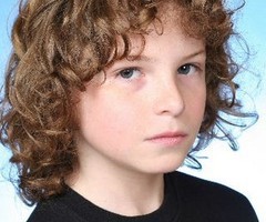 Image result for long curly haired little boy