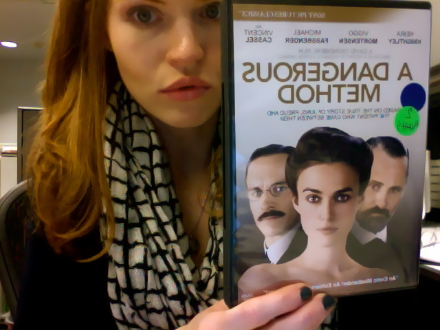 Okay, so I’ve rented A Dangerous Method.
I guess this is also as good a time as any to reveal that I have an active membership to a real live video store, the kind where you have to go in and pick out what you want and return or else suffer the...