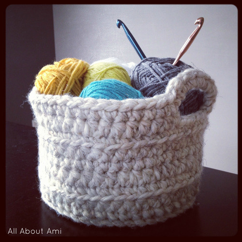 Chunky Crocheted Baskets