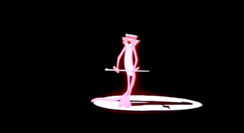 Resultado de imagem para gif de pantera rosa