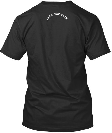 Now Available: EatSleepDraw Limited-Edition Black T Printed on American Apparel and features the pencil logo on the front with the words “Eat Sleep Draw” on the back. This is a 7 day pre-order. Get yours here.
